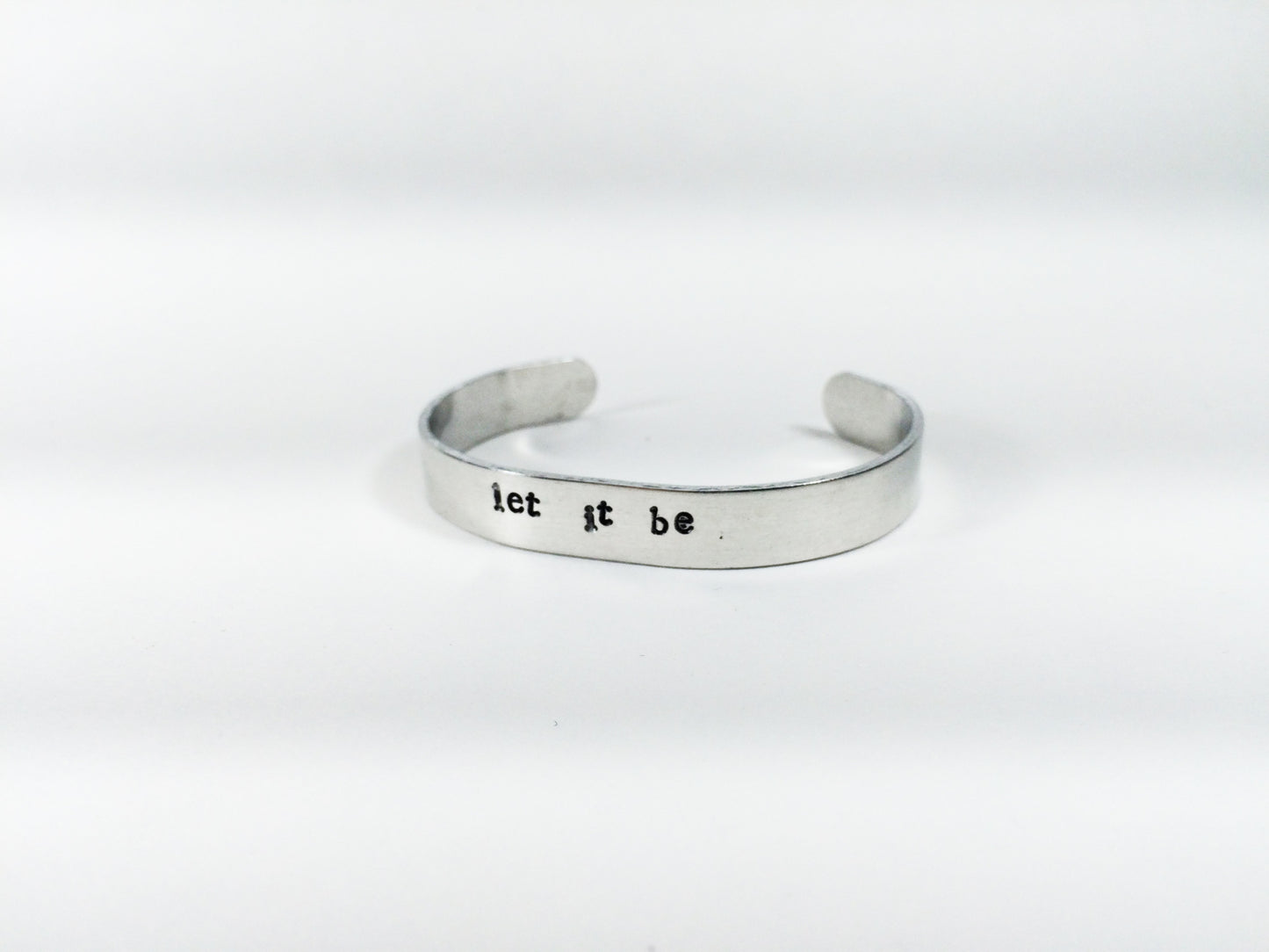 Custom handmade aluminum bracelet