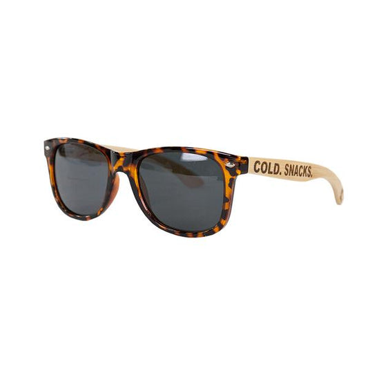 Wander & Co. x MONTUCKY COLD SNACKS Limited Edition Bamboo Sunglasses