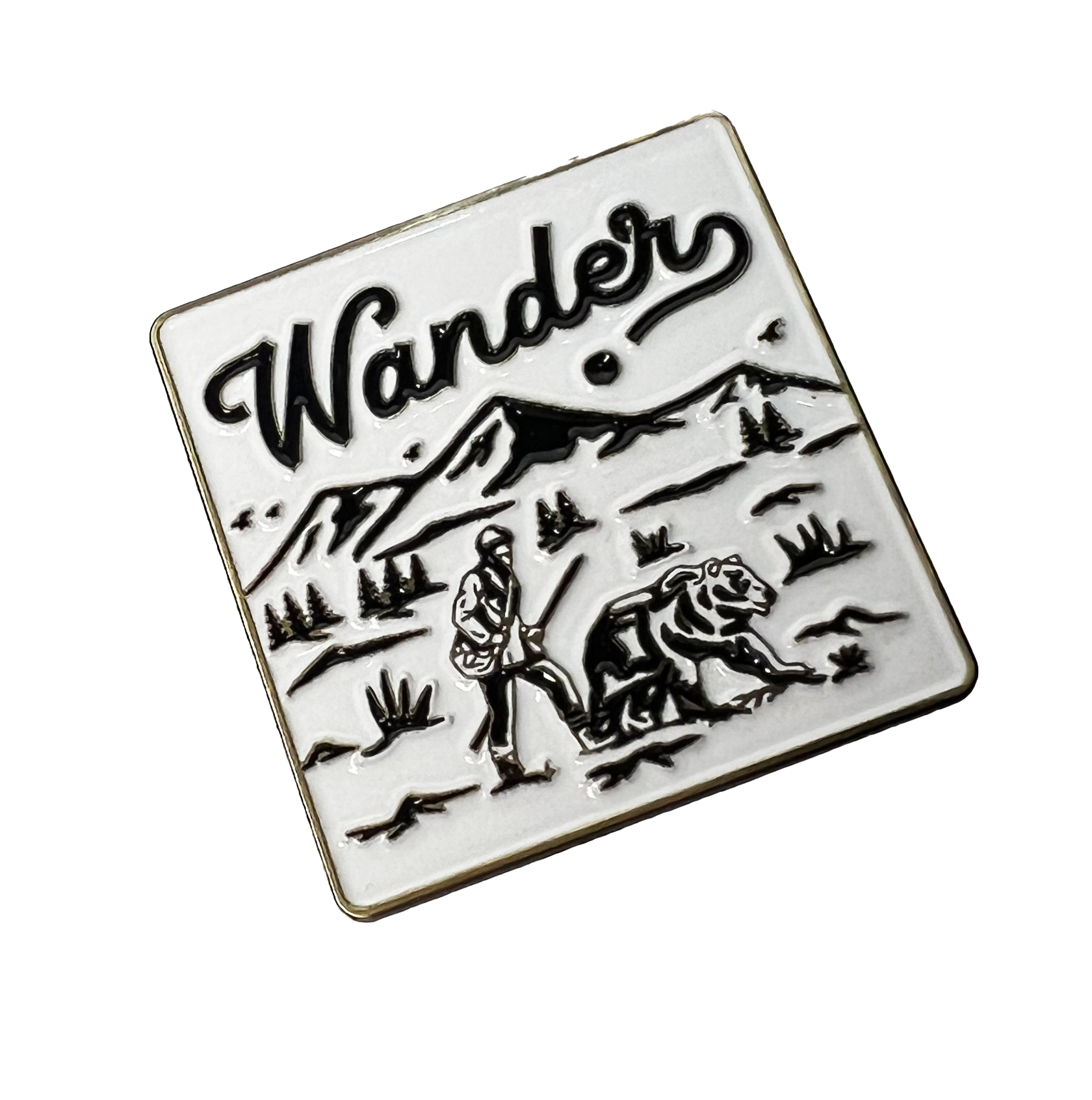 Wander West Enamel Pin
