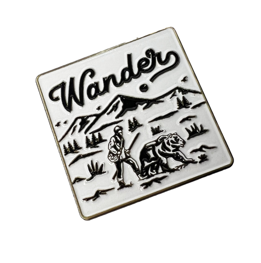 Wander West Enamel Pin