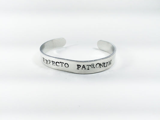 "Expecto Patronum" handmade aluminum bracelet