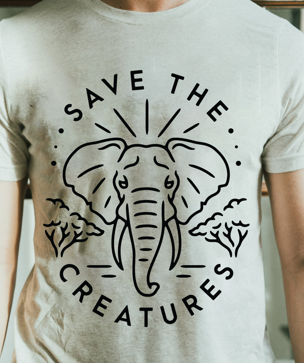 SAVE THE CREATURES | ELEPHANT Tee